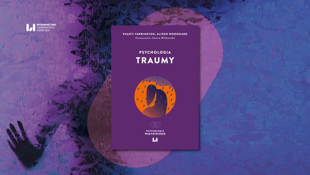 okładka na fioletowym tle