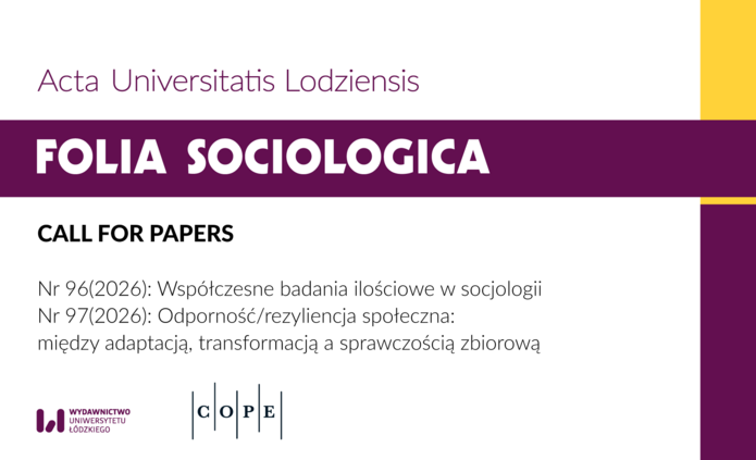cfp - folia sociologica