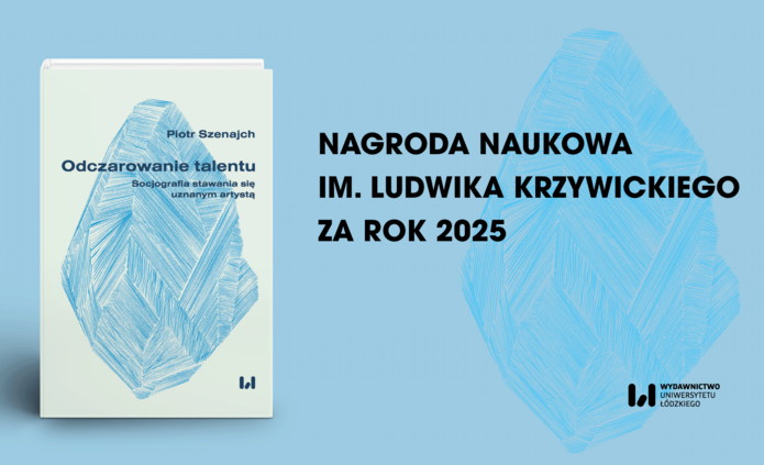 okładka na błękitnym tle